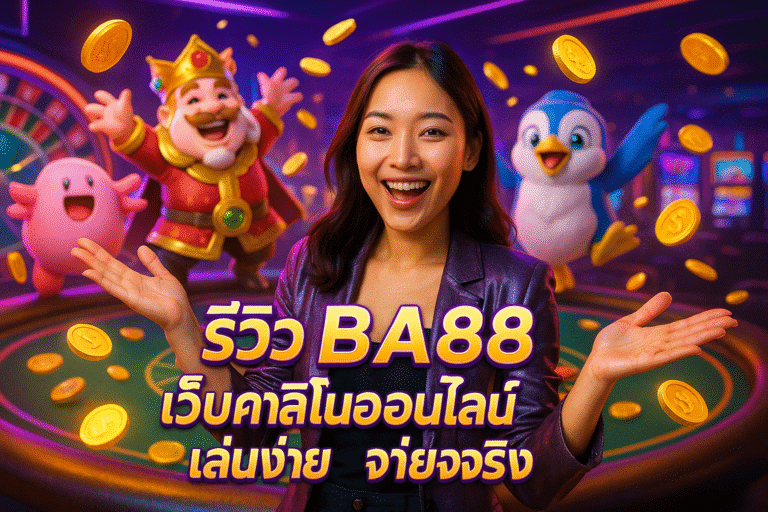 รีวิว BA88 เว็บคาสิโนออนไลน์ เล่นง่าย จ่ายจริง